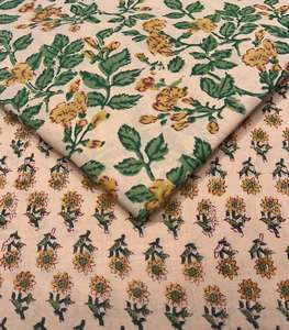 Tissu indien 100 % coton imprimé à la main, unique et magnifique, idéal pour la mode féminine et l'artisanat (vente en gros) - Product Image 4