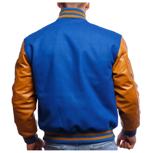OEM Custom High Quality Men's Varsity Baseball <b>Jacket</b> Hot Selling Plus Size Printed Embroidery Patch for Men - Product Image 6