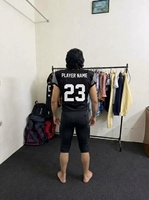 Ensemble d'uniformes de football américain personnalisés avec logo OEM, maillot de match sublimé et pantalon rembourré intégré