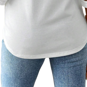 <b>Womens</b> Casual <b>Long</b> Sleeve Top Round Neck Loose Fit <b>Shirt</b> With Lace Sleeve Detail Elegant Everyday Fashion Clothing For <b>Women</b> - Product Image 6