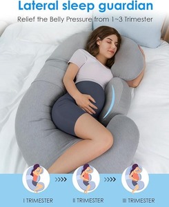 Almohada de Embarazo TERRALOOM GLOBAL de Cuerpo Completo en Forma de U, de Algodón con Relleno de Espuma Viscoelástica para Aliviar el Dolor de Espalda, Vientre y Piernas - Product Image 4