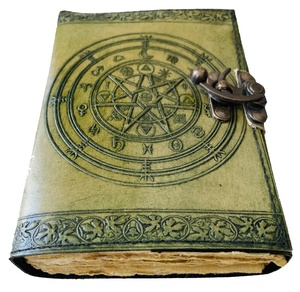 Quyển Phác Thảo <span class=keywords><strong>Magic</strong></span> Of Spell Wiccan Tạp Chí Deckle Old Pages Tạp Chí Da Cho Nữ Cuốn Sách Cổ Điển Của Shadows Sách Trắng Celtic - Product Image 3