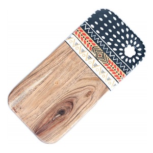 Hot Selling Wooden Chopping Board Rectangle <b>Shape</b> Natural Finish Reusable Dishwasher Safe 1.3cm Thick Kitchenware Customizable - Product Image 3