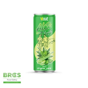 Eau gazeuse originale à l'aloe vera 250 ml, issue d'une source naturelle, fabricant de boissons OEM ODM, marque privée - Product Image 1
