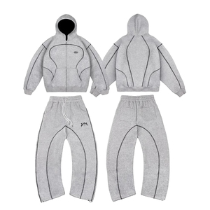 <b>Men's</b> Hooded Solid Winter High Street Hip Hop Knitted 100% Cotton Eco-Friendly Anti-Bacterial Breathable Heavyweight <b>Thermal</b> - Product Image 1