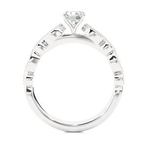 Diseño moderno de forma redonda con 13 piezas de piedras de diamante natural, aspecto elegante para mujeres, de proveedor indio. - Product Image 2