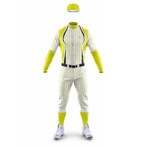 Tenue de baseball personnalisée pour hommes, design couleurs du nom de l'équipe, uniforme de club, uniforme sportif, haute qualité, vente en gros, faible MOQ, uniforme athlétique - Product Image 5