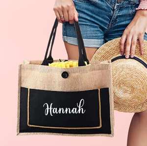 Sacs d'emballage en jute naturelle respirants pour le stockage de produits frais, de céréales, de riz et de blé - Product Image 3