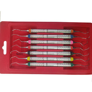 Offre Spéciale – Curettes Dentaires Gracey en Acier Inoxydable de Qualité Supérieure, 7 Pièces, Manche Creux, Poignée Ergonomique Manuelle, Argent, Classe I - Product Image 3