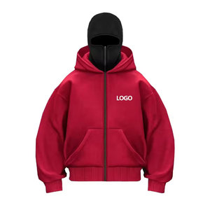 <b>Mens</b> Winter Double Layer <b>Fleece</b> Hoodie Custom Logo | 100% Cotton Windproof Heavyweight Sweatshirt | Bulk Wholesale Supply - Product Image 4