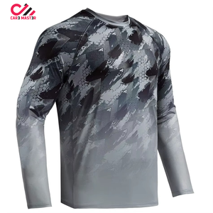 Camiseta de Pesca Sublimada Personalizada para Hombre, Poliéster y Algodón, Ropa de Pesca Hecha a Medida, Camisetas de Pesca de Alta Calidad al por Mayor - Product Image 1