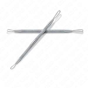 Ensemble de 2 outils professionnels en acier inoxydable pour éliminer les points noirs et l'acné, extracteur de boutons pour le soin de la peau du visage - Product Image 5
