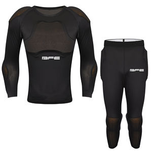 Conjuntos de Protección para Motocicleta de Excelente Calidad, Color Negro, Pantalones Elásticos con Protección Interna, Conjuntos de Base Acolchada para Snowboard - Product Image 1