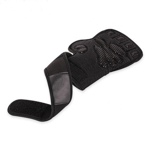 Gants de musculation antidérapants avec support de paume et sangle de maintien, demi-doigts, pour entraînement fitness, protection des mains rembourrée - Product Image 2