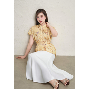 กระโปรงทรงเมอร์เมดสีขาวเอวสูงสำหรับผู้หญิง สไตล์ลำลองสำหรับใส่ทำงาน กระโปรงยาวทันสมัย แฟชั่นสไตล์โมเดิร์น ODM OEM MIREL - Product Image 5