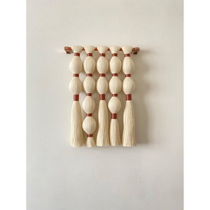 Atractivo Tapiz de Macramé Bohemio para Pared, Cuerda de Algodón, Forma Irregular, Decoración para el Hogar, para Sala de Estar - Product Image 2