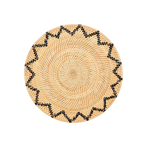 Ratán Ecológico de Alta Calidad, Diseño Clásico en Zig Zag, 400 mm de Diámetro, Tejido a Mano, Color Personalizado, Reutilizable, Duradero, No Tóxico - Product Image 5