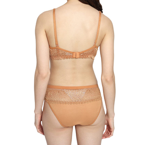 2026 New Sexy Women's Lingerie Set Satin Mesh Transparent Strap Bra Panties Two-piece Lace Garter Customizable Embroidery Bow - Product Image 4