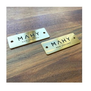 Clothing Labels Metal Brands Logos Tags Labels <b>Plate</b> <b>Hot</b> Selling Metal for Garment - Product Image 1