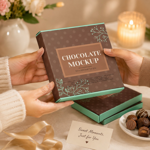 Custom Luxury Chocolate <b>Packaging</b> Gift Box | Empty Cardboard Candy <b>Sweet</b> Box for Truffles Cookies Wedding Favor and <b>Packaging</b> - Product Image 4