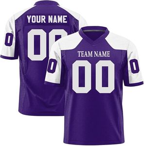 Maillots de football américain avec lettres et numéros brodés, maillots de football américain légers, prix de gros - Product Image 2