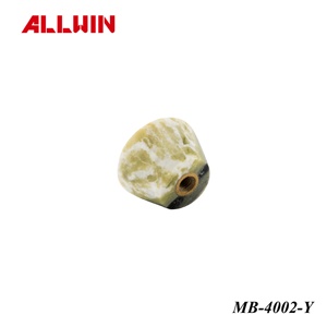 OEM ODM Gray Cone Marble Furniture Knob Decorative Handle Insert Polished Stone Cabinet Hardware for Drawer Furniture - Product Image 5