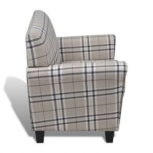 Divano in tessuto bianco crema per soggiorno - Product Image 5