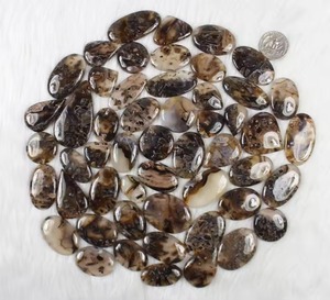 Turkish Stick Agate Gemstone Mix Shape and Size Turkish Cabochon for Jewelry Making Loose Gemstone Hand Polished Stones - Product Image 5