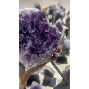 Vente en gros de grappes d'améthyste naturelle écologiques, géodes, cristaux naturels, pierres de guérison et minéraux - Meilleures ventes - Product Image 2