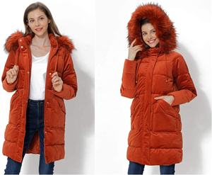 เสื้อแจ็กเก็ตบอมเบอร์สตรี,เสื้อดีไซน์โลโก้ปล่อยชายแขนกุดโพลีเอสเตอร์100% บุคอตตอนสำหรับฤดูหนาว - Product Image 2