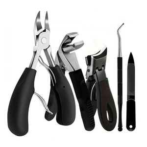 ชุดตัดเล็บสแตนเลส 5 ชิ้น อุปกรณ์ทำเล็บเท้า กรรไกรตัดเล็บแบบปากนกอินทรี โค้งคม สำหรับตัดเล็บหนา/เล็บขบ - Product Image 1