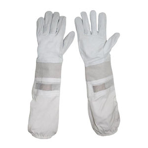 Guantes Personalizados para Apicultura |   Palma de cuero reforzada a prueba de picaduras |   Fábrica OEM al por Mayor - Product Image 6