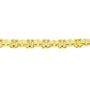 ขายส่งกำไลข้อมือทองชุบไมครอน 14K 18K 24K สไตล์ดูไบ แบบจูบิลี่ ทำจากทองเหลือง กำไลทองผู้ชาย เครื่องประดับแฟชั่นผู้ชายแบบอาหรับ - Product Image 2