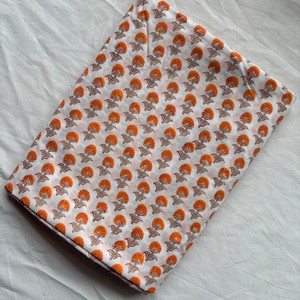 Pure Cotton <b>Fabric</b> Hand Block Printed with Natural Vegetable Dye Lightweight Soft for Womens Dresses Covers by Yard - Product Image 1
