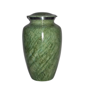 Urna Funeraria Moderna Art Deco de Cobre y Latón para Cenizas Humanas, Ecológica, Hecha a Mano, de Metal, Capacidad de 3-4L, Impresión Personalizable - Product Image 5