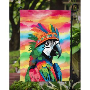 Hippie Animal perroquet jardin drapeau multicolore boîte aux lettres décoratif cour bannière pour Patio oeuvre parterres de fleurs-pour cour et pelouse signes - Product Image 3