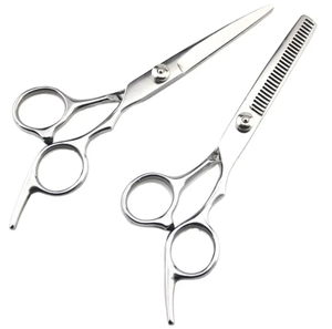 Ciseaux de coiffure professionnels pour la coupe de cheveux, ciseaux de salon, ciseaux à effiler pour barbier, ensemble de ciseaux de coiffure - Product Image 1