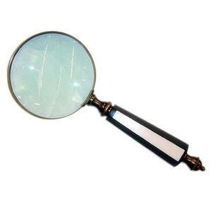 Artesanía India 2025 nuevo diseño de alta calidad Vintage latón lupa color bronce antiguo para leer al por mayor - Product Image 3