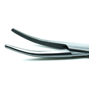 Pinzas Hemostáticas Quirúrgicas Curvas HC-SF-100 de 5.5 y 6.25 Pulgadas con Mango de Bloqueo, Acero Inoxidable, Certificación STML - Product Image 5