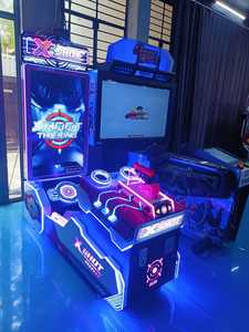 Coin Operated X Shot Arcade Machine HD Score Display 1 Players <b>Electronic</b> Rapid Fire Ball Gun Simulator for Malls & Play Zones - Product Image 3