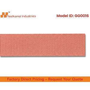 ริบบิ้นโกรเกรนสีพีชขนาด 15 มม. จากนีลคามัล อินดัสทรีส์ สำหรับงานฝีมือ ห่อของขวัญ และงานเย็บผ้า - Product Image 4