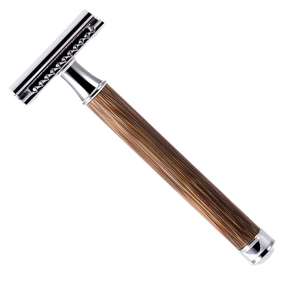 Maquinilla de Afeitar de Seguridad con Mango de Madera para Hombre, con Logo Personalizado, Doble Filo Recto, Productos Clásicos para el Afeitado - Product Image 6