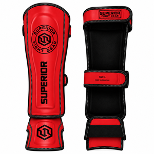 Protections de tibia internationales de qualité supérieure pour l'entraînement au MMA, au kickboxing et aux arts martiaux avec genouillères de protection - Product Image 4
