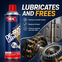 Spray de aceite penetrante 4X, eliminador de óxido, lubricante, desenredante de tornillos, anticorrosión, piezas metálicas, cuidado de vehículos y maquinaria