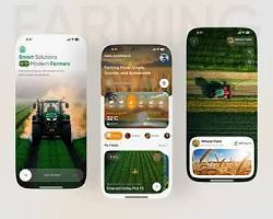 Aplicación móvil de gestión agrícola inteligente para la monitorización de cultivos, el seguimiento de ganado, actualizaciones meteorológicas y operaciones agrícolas. - Product Image 4