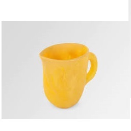<b>Retro</b> Yellow Resin Water Pot <b>Kettle</b> with Handle Customizable Colors Microwave & Dishwasher Safe 1.8L Capacity Kitchenware - Product Image 3