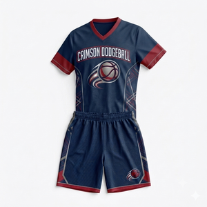 Conjunto de Uniforme de Dodgeball Listo para Torneos, Camisetas Personalizadas con Nombres de Jugadores, Números y Logotipos de Patrocinadores - Product Image 5