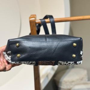 OEM ODM personalizado tallado a mano bolso de cuero de piel de vaca bolsos de gran tamaño gran colección de monedero de las señoras - Product Image 5