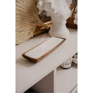 Bol en bois d'aromathérapie de luxe - Bougie en cire de soja écologique en bol en bois - Cadeau de déménagement haut de gamme et décoration pour hall d'hôtel - Product Image 1