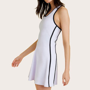 Jupe de tennis très extensible pour femme, vêtements de sport, tenue de compression pour le tennis, robe de yoga et de tennis tendance, qualité supérieure, vente en gros personnalisée - Product Image 3